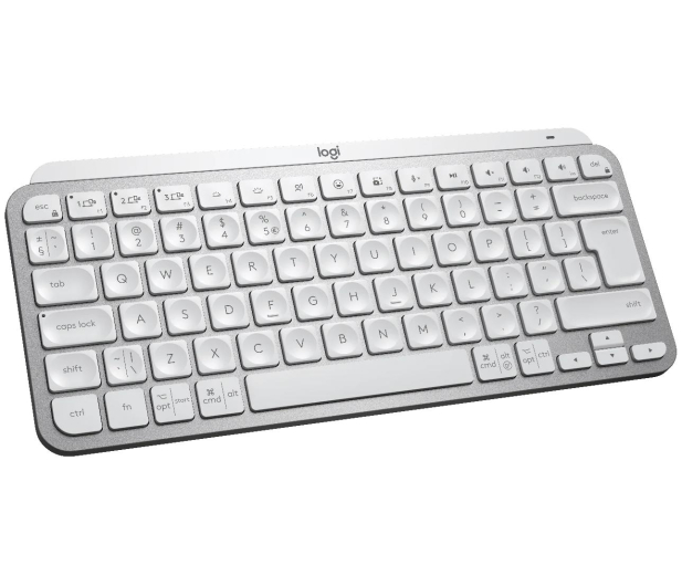LOGITECH Klawiatura bezprzewodowa MX Keys Mini 920-010499 jasnoszara - 680463 - zdjęcie 2